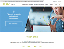 Tablet Screenshot of ibiz-center.dk